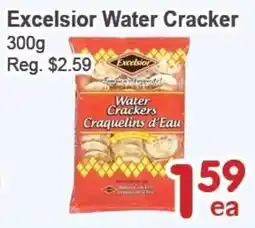 Blue Sky Supermarket Excelsior water crackers offer