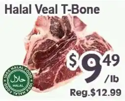 Blue Sky Supermarket Halal Veal T-Bone offer