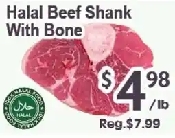 Blue Sky Supermarket Halal Beef Shank With Bone offer