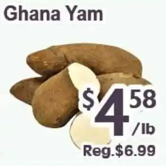 Blue Sky Supermarket Ghana Yam offer