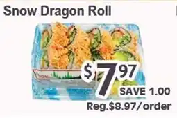 Blue Sky Supermarket Snow Dragon Roll offer