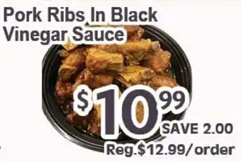 Blue Sky Supermarket Pork Ribs In Black Vinegar Sauce offer