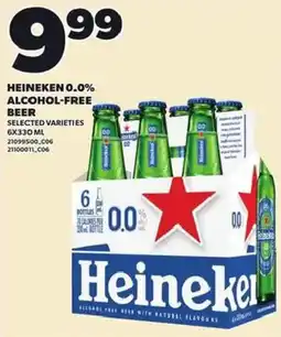 Loblaws Heineken 0.0% alcohol-free beer offer