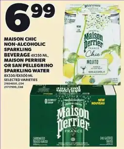 Loblaws Maison Perrier non-alcoholic sparkling beverage offer