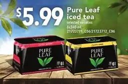 Loblaws Pure Leaf iced tea offer