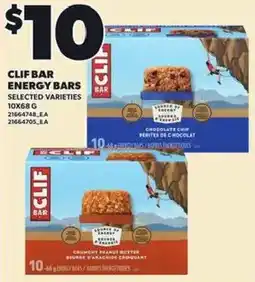 Loblaws Clif bar energy bars selected varieties offer