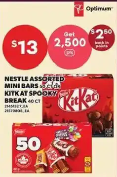 Loblaws Nestle assorted mini bars offer