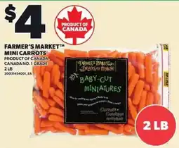 Loblaws Farmer's Market mini carrots offer