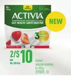 Loblaws Activia selected varieties offer