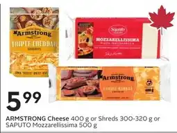 Sobeys Armstrong Cheese or Saputo Mozzarella offer