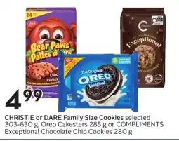 Sobeys Christie or Dare family size cookies offer