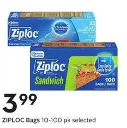 Sobeys Ziploc Sandwich Bags offer