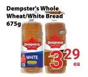 Dempster's Whole Wheat/White Bread