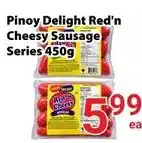 Nations Fresh Foods Pinoy Delight Red'n Cheesy Sausage offer
