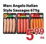 Nations Fresh Foods Marc Angelo Italian Style Sausages offer