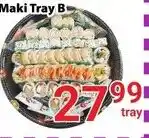 Nations Fresh Foods Maki Tray B offer