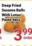 Nations Fresh Foods Deep Fried Sesame Balls With Lotus Paste offer