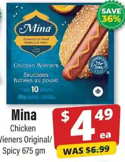 Iqbal Foods Mina chicken wieners offer