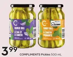Sobeys Compliments Pickles offer