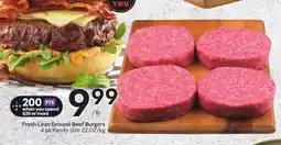 Sobeys Fresh Lean Ground Beef Burgers offer