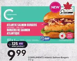 Sobeys Compliments Atlantic Salmon Burgers offer