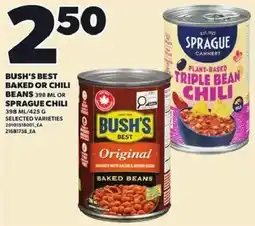 Loblaws Bush's best baked or chili beans offer