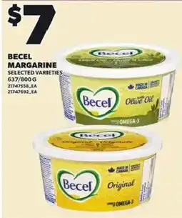 Loblaws Becel margarine selected varieties offer