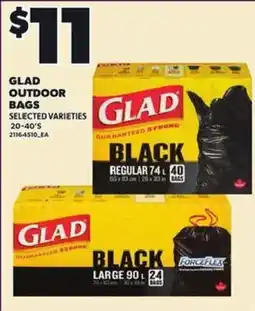 Loblaws Glad outdoor bags offer
