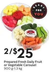 Sobeys Prepared Fresh Daily Fruit or Vegetable Carousel offer