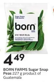 Sobeys Born Farms Sugar Snap Peas offer