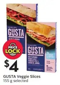 Sobeys Gusta Veggie Slices offer