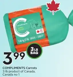 Sobeys Compliments Carrots offer