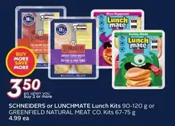 Sobeys Schneiders or Lunchmate lunch kits offer