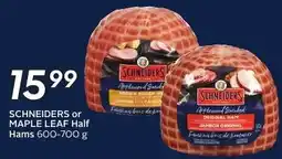 Sobeys Schneiders or maple leaf half hams offer