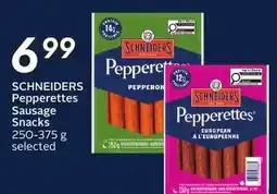 Sobeys Schneiders pepperettes sausage snacks offer