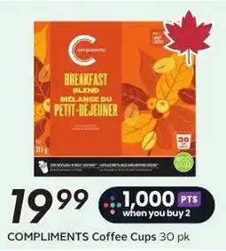 Sobeys Compliments Coffee Cups offer
