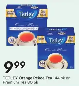 Sobeys Tetley Orange Pekoe Tea offer