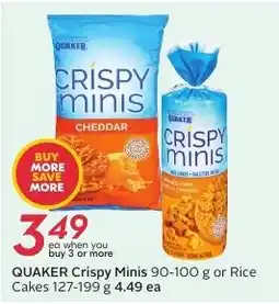 Sobeys Quaker crispy mins offer