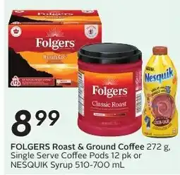Sobeys Folgers Roast & Ground Coffee offer