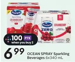 Sobeys Ocean Spray Sparkling Beverages offer