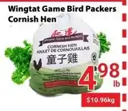 Nations Fresh Foods Wingtat Game Bird Packers Cornish Hen offer
