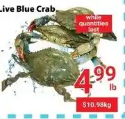 Nations Fresh Foods Live Blue Crab offer
