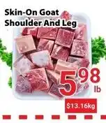Nations Fresh Foods Skin-On Goat Shoulder And Leg offer