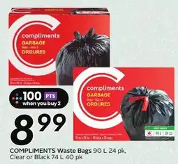 Sobeys Compliments Waste Bags offer