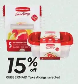 Sobeys Rubbermaid Take Alongs offer