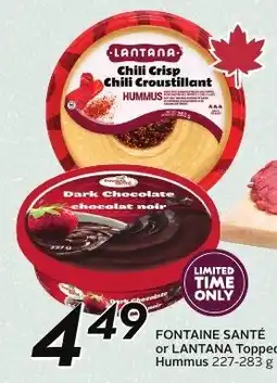 Sobeys Lantana chili crisp chili croutillant hummus offer
