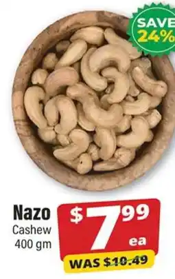 Iqbal Foods Nazo cashew offer