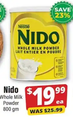 Iqbal Foods Nido whole milk powder offer