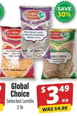 Iqbal Foods Global Choice Selected Lentils offer