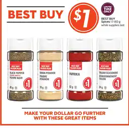 Sobeys Best Buy Value Plus Spices offer